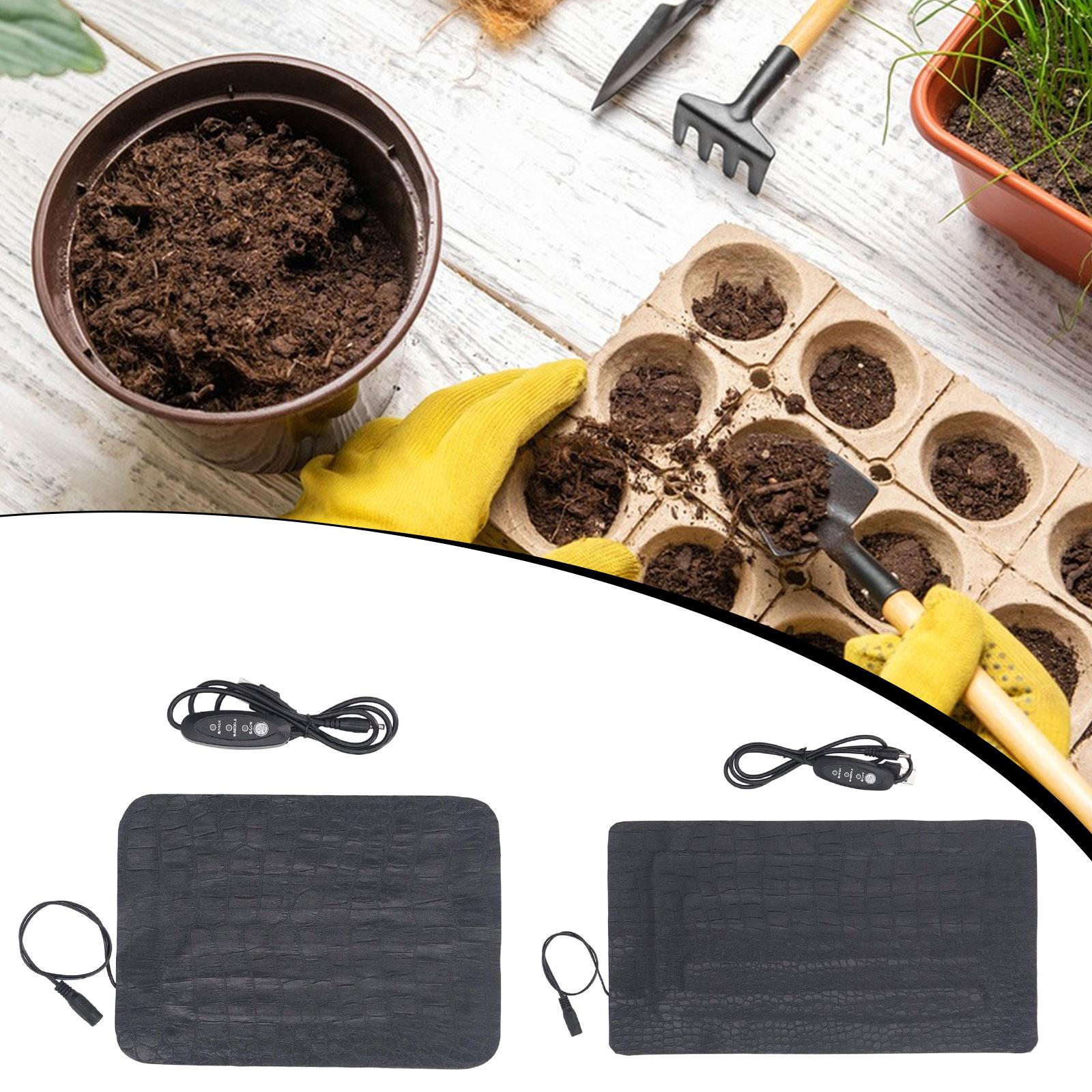 Heat Mat Seedling - Zaailing verwarmingsmat, plantenwarmtekussen, drie temperatuurinstellingen, hydrocultuur