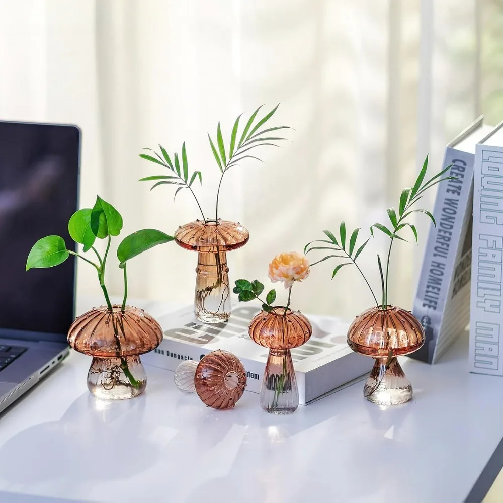 Paddenstoelvormig gegroefd gla - Propagation Station Vase recensie en prijs