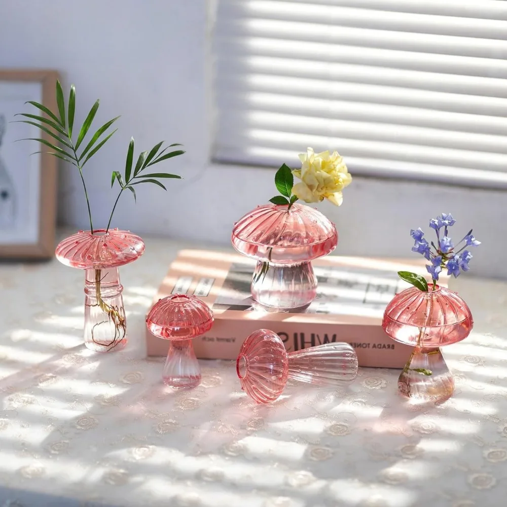Paddenstoelvormig gegroefd gla - Propagation Station Vase recensie en prijs