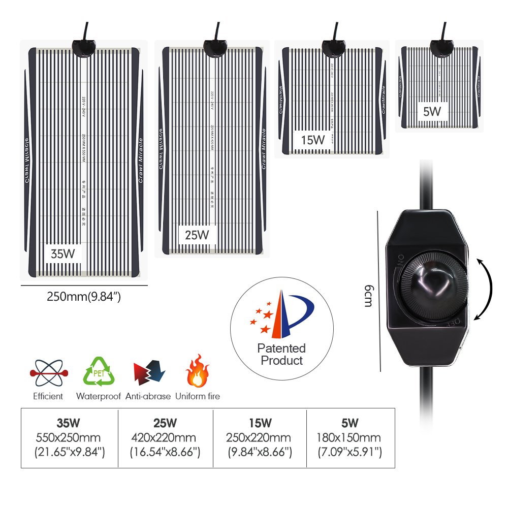 EU/AU/UK/US Grafeen Materiaal  - Heat Mat Seedling recensie en prijs